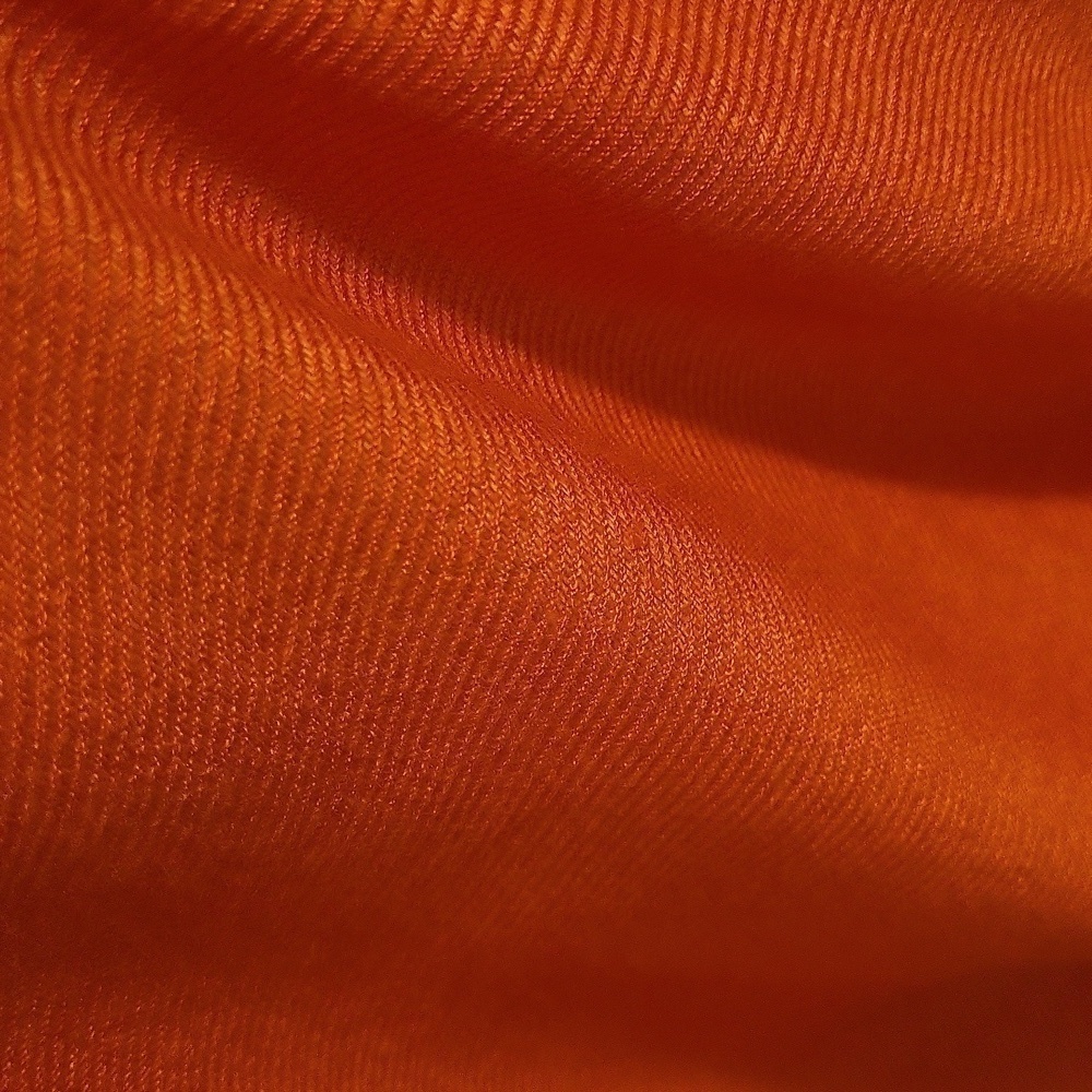 Fall scarf in the color orange, 27 x 64 - Picture 3 of 8